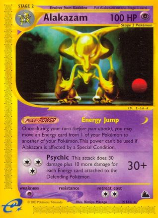 Alakazam (2) 002  Skyridge - Rare