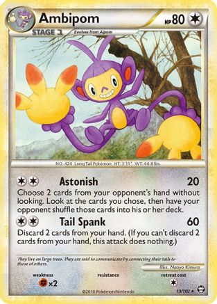 Ambipom 013  Triumphant - Rare