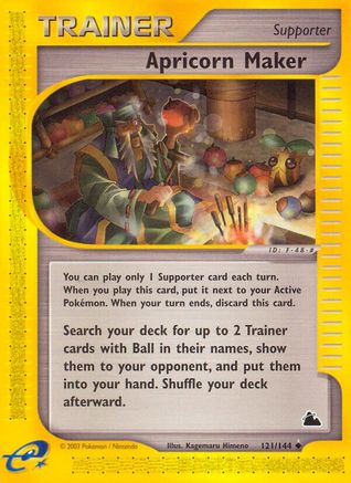 Apricorn Maker 121  - Reverse Holofoil Skyridge - Uncommon