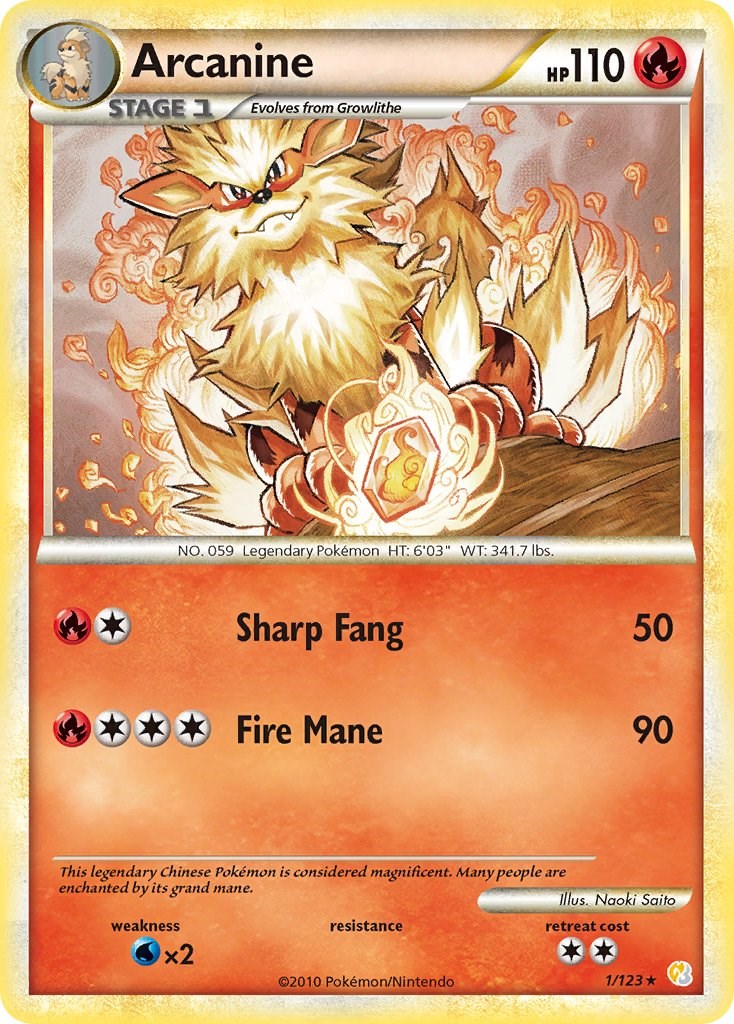 Arcanine [HS - 1/123]