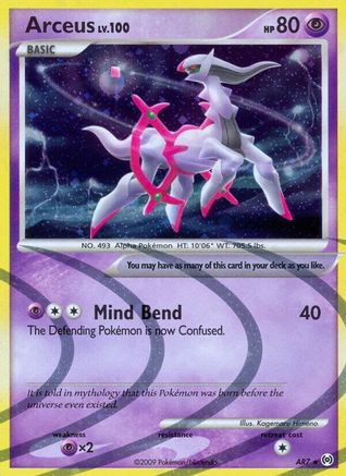 Arceus (AR7) AR7  - Holofoil Arceus - Holo Rare