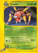 Ariados 003  - Reverse Holofoil Aquapolis - Rare