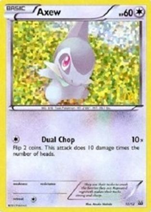 Axew 012/12  - Holofoil McDonalds Promos 2012 - Promo