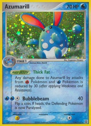 Azumarill 114  - Holofoil Delta Species - Secret Rare