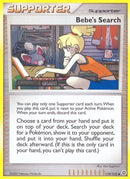 Bebe's Search 119/132  - Reverse Holofoil Secret Wonders - Uncommon