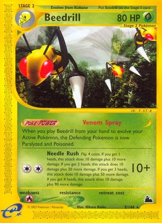 Beedrill (5) 005 Skyridge - Rare