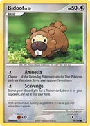 Bidoof 070/130  - Reverse Holofoil Diamond and Pearl - Common