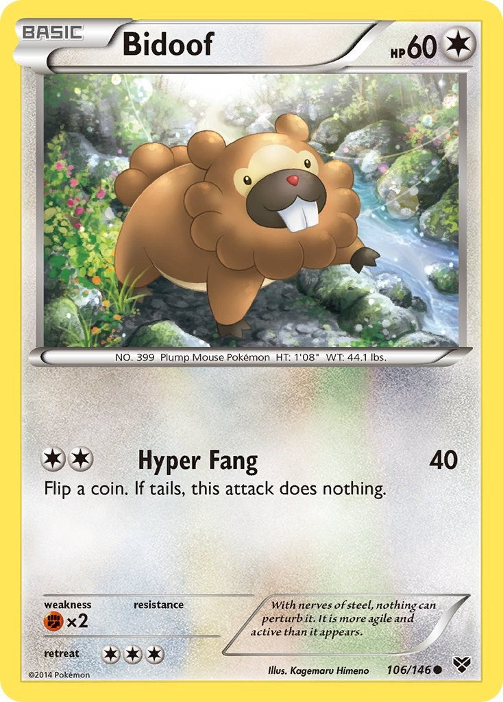 Bidoof [XY - 106/146]