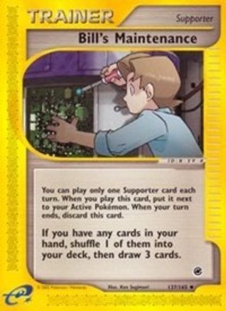 Bill's Maintenance 137/165  Expedition - Uncommon
