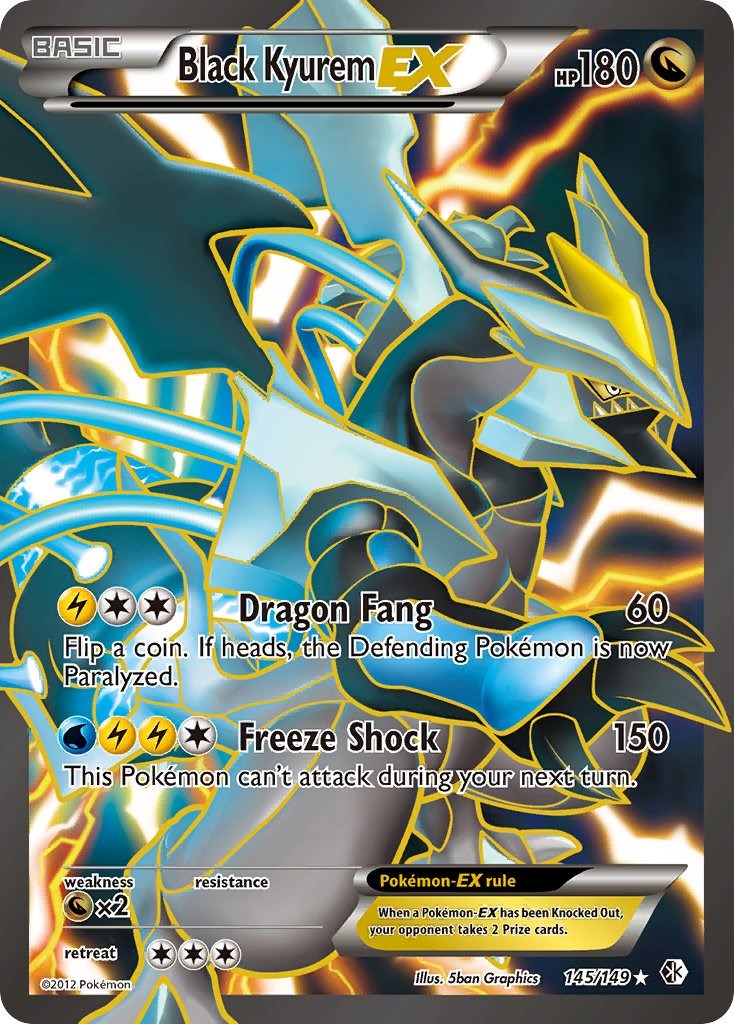 Black Kyurem EX (145 Full Art)