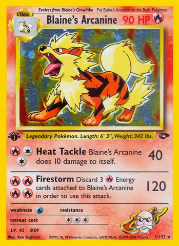Blaine's Arcanine [G2 - 001]