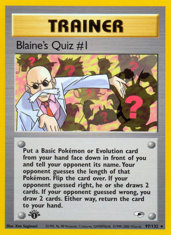 Blaine's Quiz #1 [G1 - 097/132]