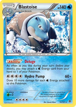 Blastoise 016/101 Plasma Blast - Holo Rare