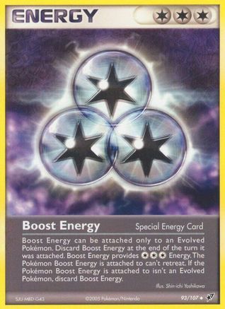 Boost Energy 093  - Reverse Holofoil Deoxys - Uncommon
