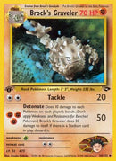 Brock's Graveler 034/132  - Unlimited Gym Challenge - Uncommon