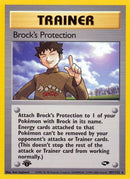 Brock's Protection 101/132  - Unlimited Gym Challenge - Rare