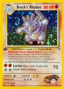 Brock's Rhydon 002/132 Gym Heroes - Holo Rare