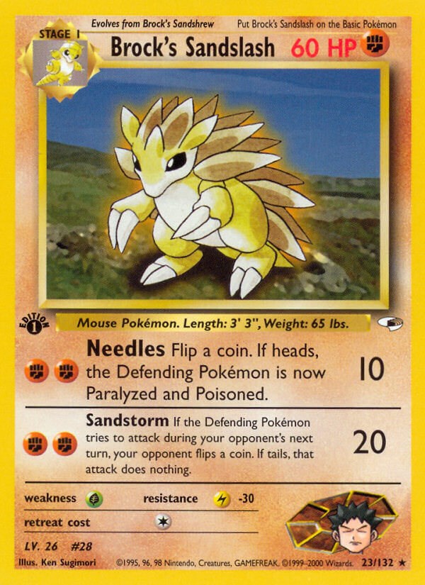 Brock's Sandslash [G1 - 023/132]