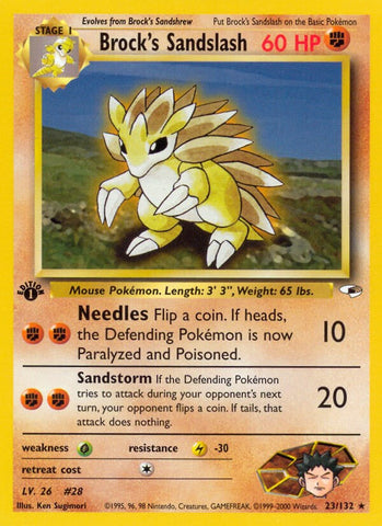Brock's Sandslash [G1 - 023/132]
