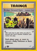 Broken Ground Gym 092  - Unlimited Neo Destiny - Rare