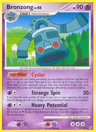 Bronzong 013  Stormfront - Rare