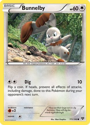 Bunnelby 111 XY Base Set - Common