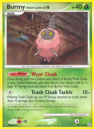 Burmy Trash Cloak 080 Secret Wonders - Common