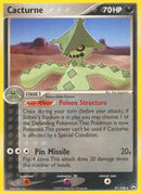 Cacturne 027  - Reverse Holofoil Power Keepers - Uncommon