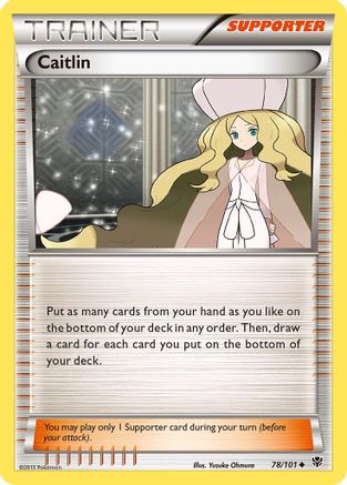 Caitlin 078  - Reverse Holofoil Plasma Blast - Uncommon