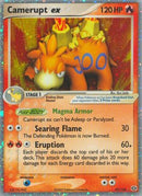 Camerupt ex 092  - Holofoil Emerald - Ultra Rare