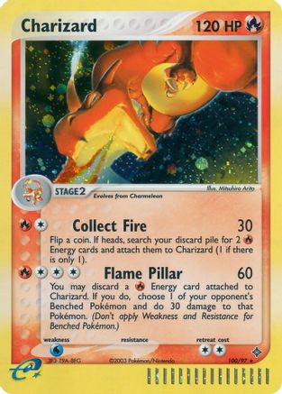 Charizard 100  - Holofoil Dragon - Secret Rare