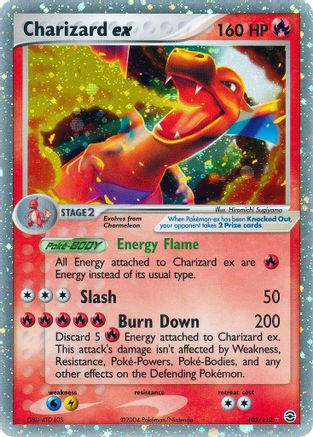 Charizard ex 105  - Holofoil FireRed & LeafGreen - Ultra Rare