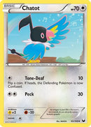 Chatot 085  - Reverse Holofoil Dark Explorers - Uncommon