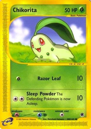 Chikorita (100) 100  Expedition - Common