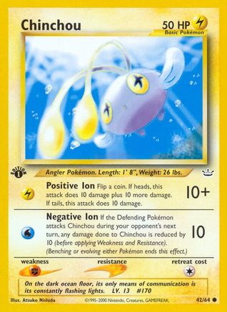 Chinchou 042/64 Neo Revelation - Common
