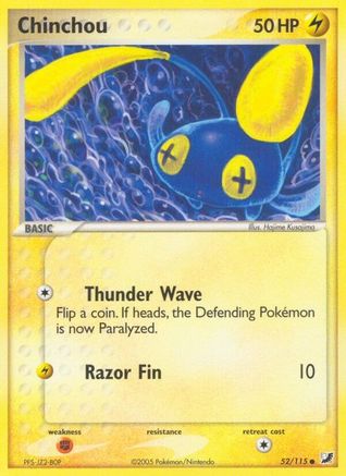 Chinchou 052/115 Unseen Forces - Common