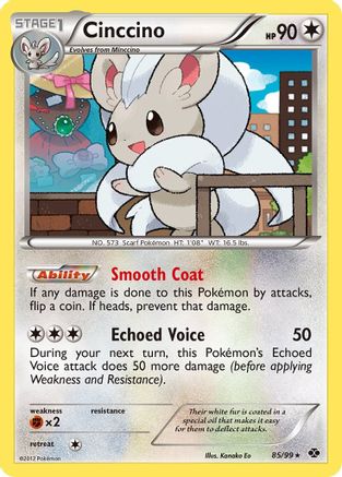 Cinccino 085 Next Destinies - Holo Rare
