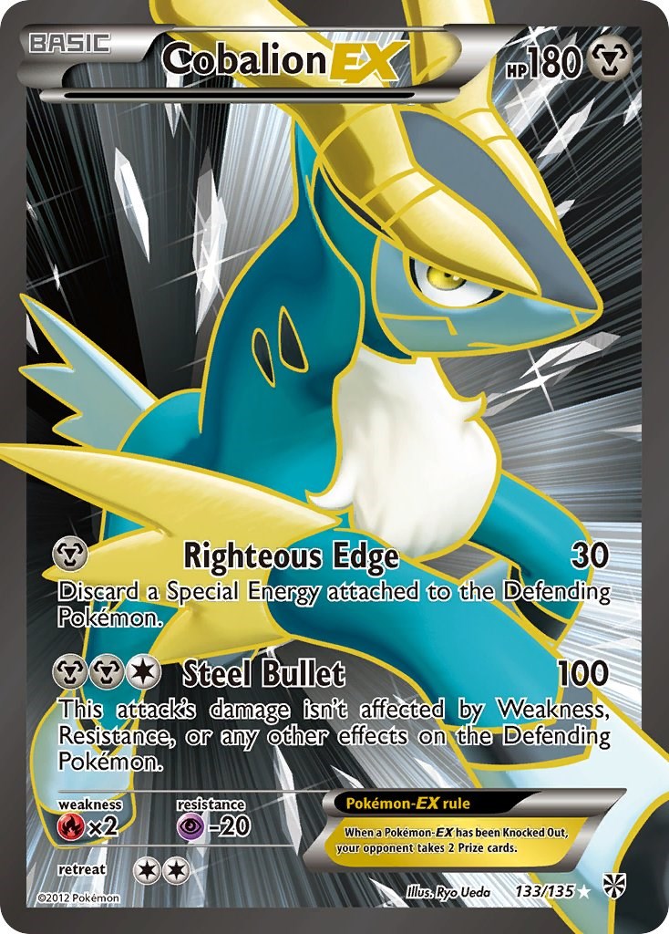 Cobalion EX Full Art [PLS - 133/135]