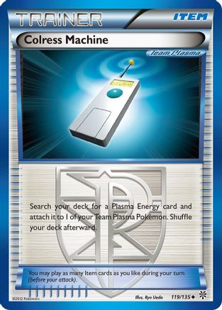 Colress Machine (Team Plasma) 119/135  Plasma Storm - Uncommon