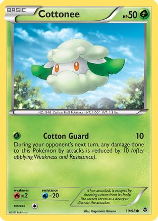 Cottonee (10) 010  Emerging Powers - Common