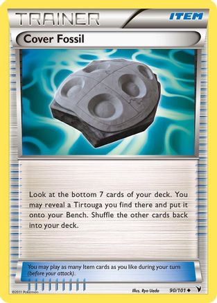 Cover Fossil 090  - Reverse Holofoil Noble Victories - Uncommon