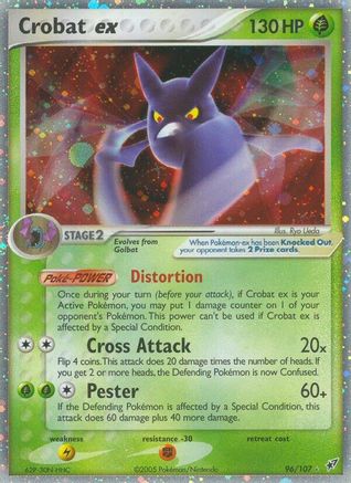 Crobat ex 096 Deoxys - Ultra Rare