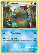 Croconaw 038  HeartGold SoulSilver - Uncommon