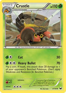 Crustle 008  - Reverse Holofoil Dark Explorers - Uncommon