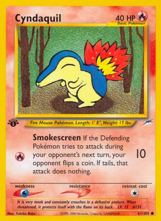 Cyndaquil 061/105 Neo Destiny - Common
