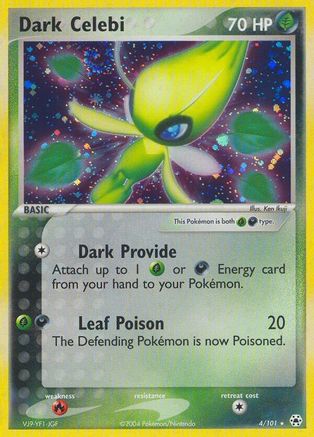 Dark Celebi 004/101 Hidden Legends - Holo Rare