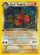 Dark Dugtrio (6) 006/82  - Unlimited Holofoil Team Rocket - Holo Rare