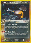 Dark Marowak 007  - Reverse Holofoil Team Rocket Returns - Holo Rare