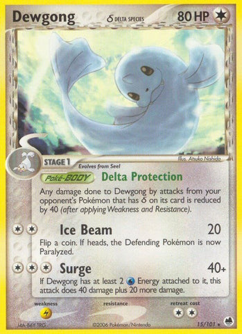 Dewgong (Delta Species) [DF - 15/101]