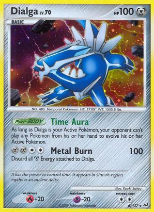 Dialga (6) 006  - Holofoil Platinum - Holo Rare